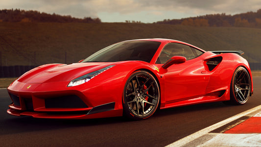 Ferrari Gtb N Largo By Novitec Hd Art Keychain