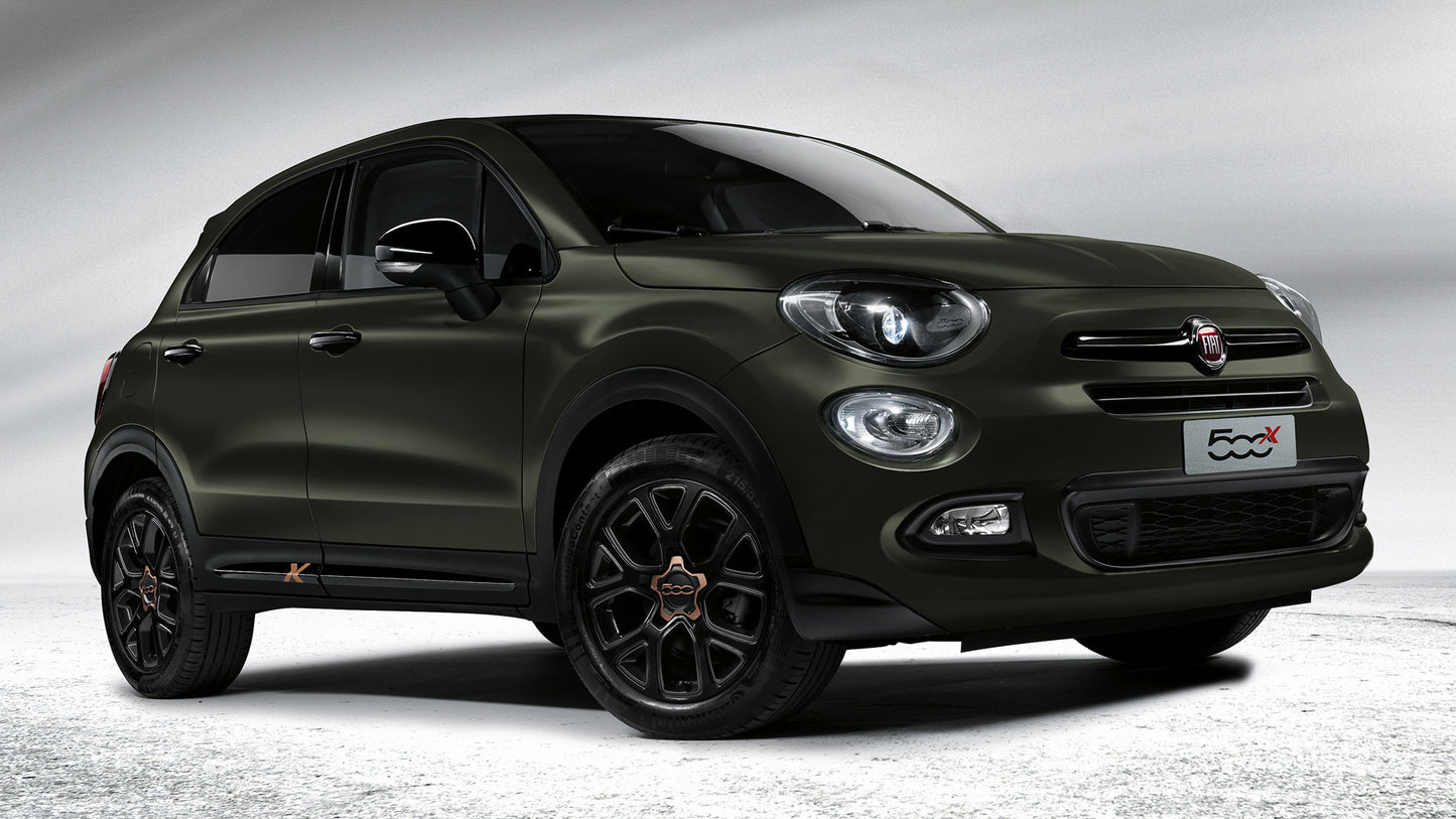 Fiat 500X S Design Hd Art Keychain