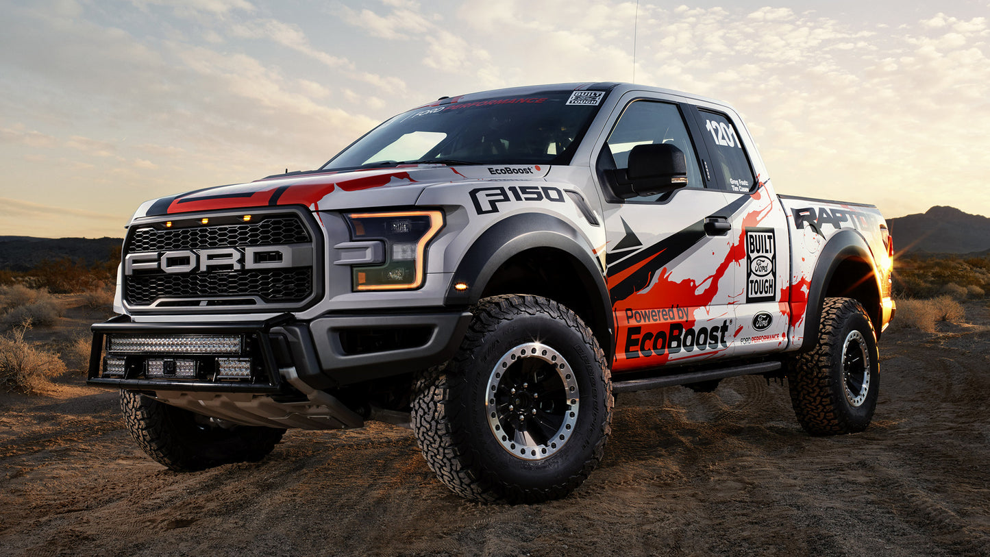 Ford F Raptor Race Truck Hd Art Keychain
