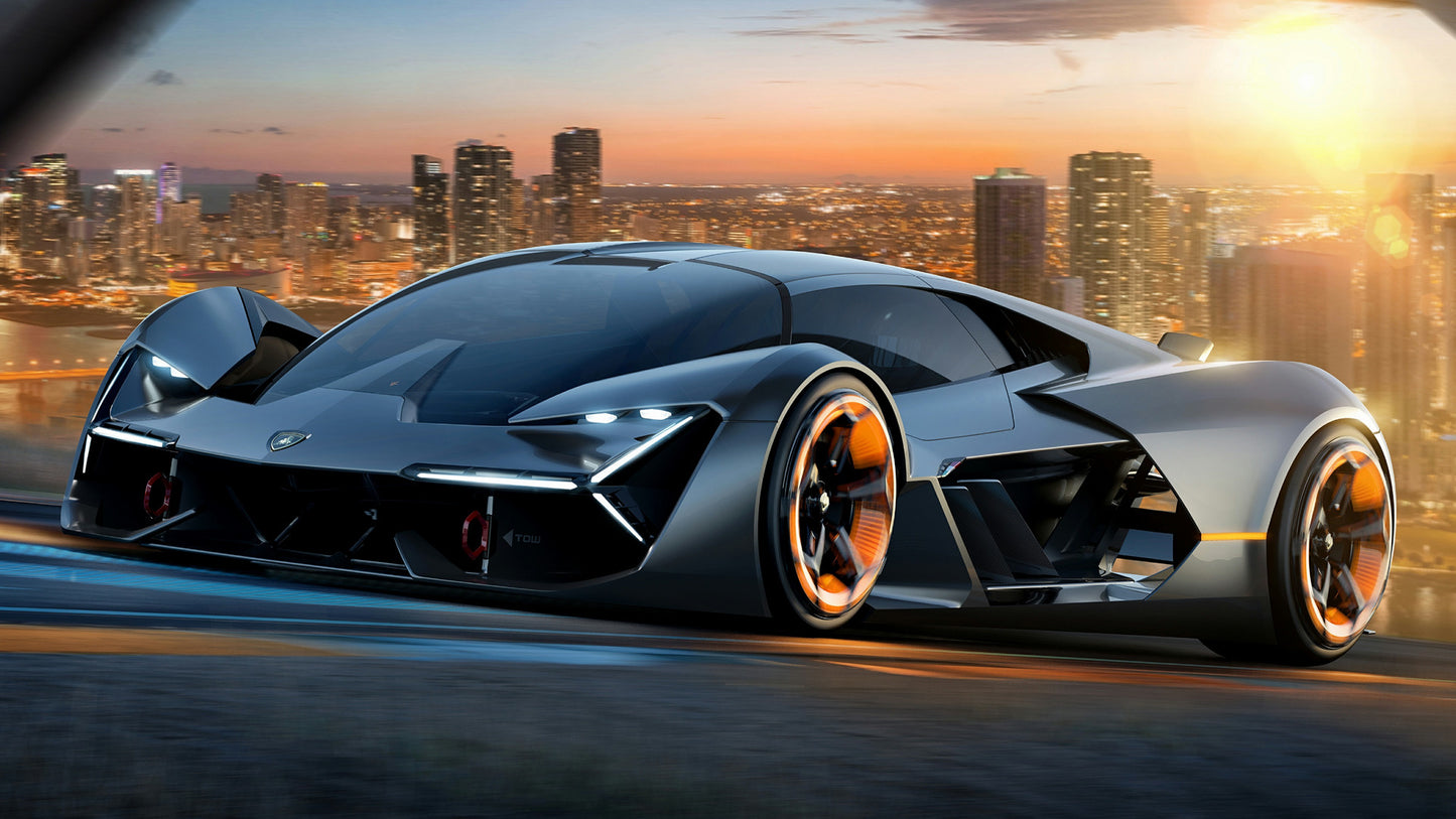 Lamborghini Terzo Millennio Hd Art Keychain