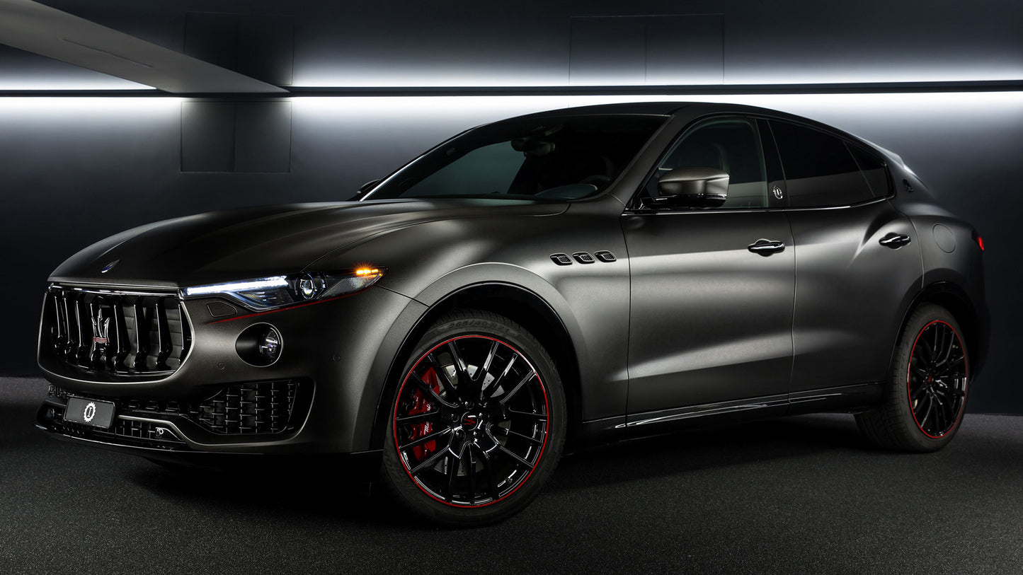 Maserati Levante Black By Garage Italia Customs Hd Art Magnet