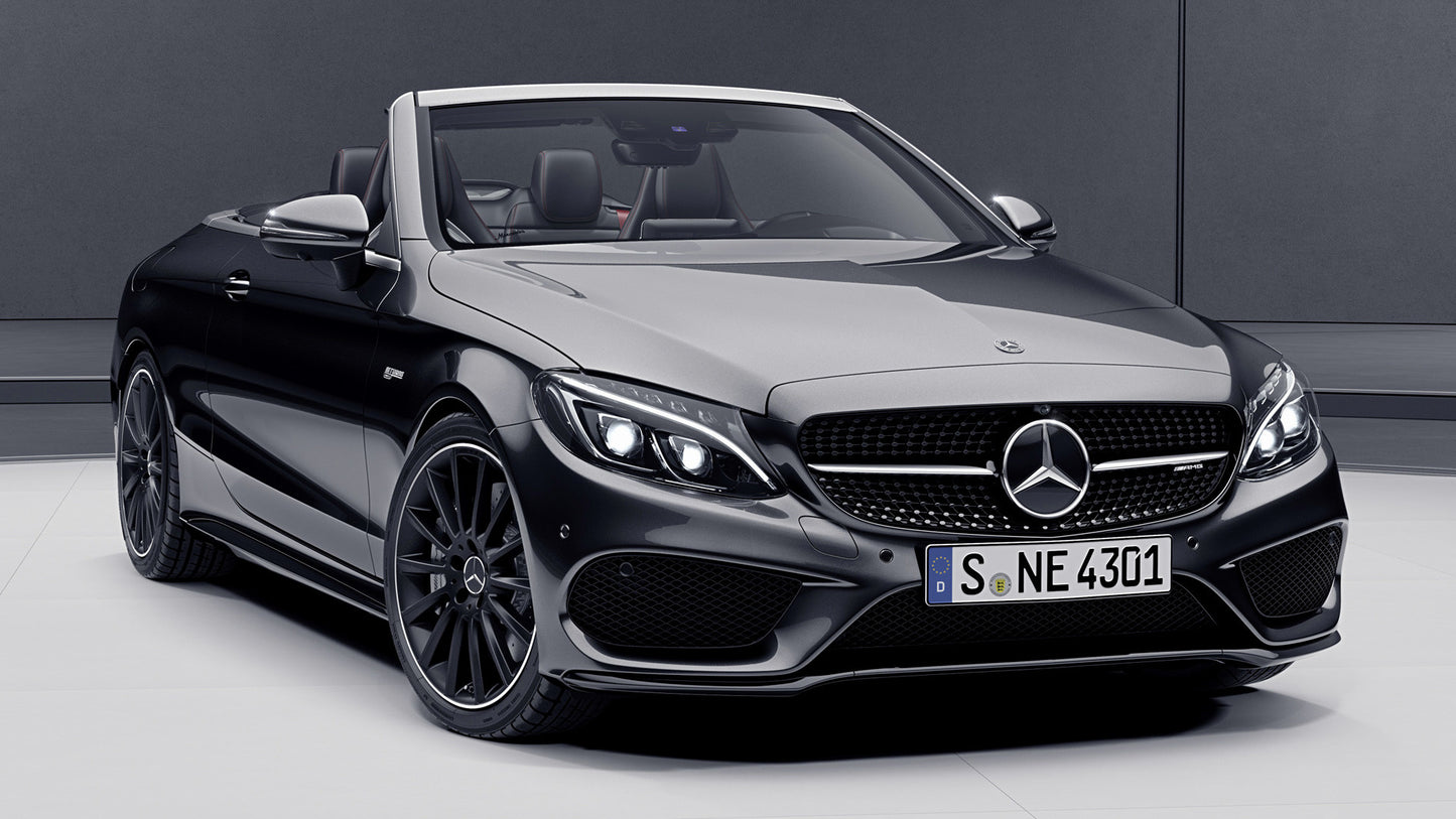 Mercedes Amg C Cabriolet Night Edition Hd Art Print Poster