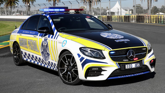 Mercedes Amg E Police Au Hd Art Print Poster