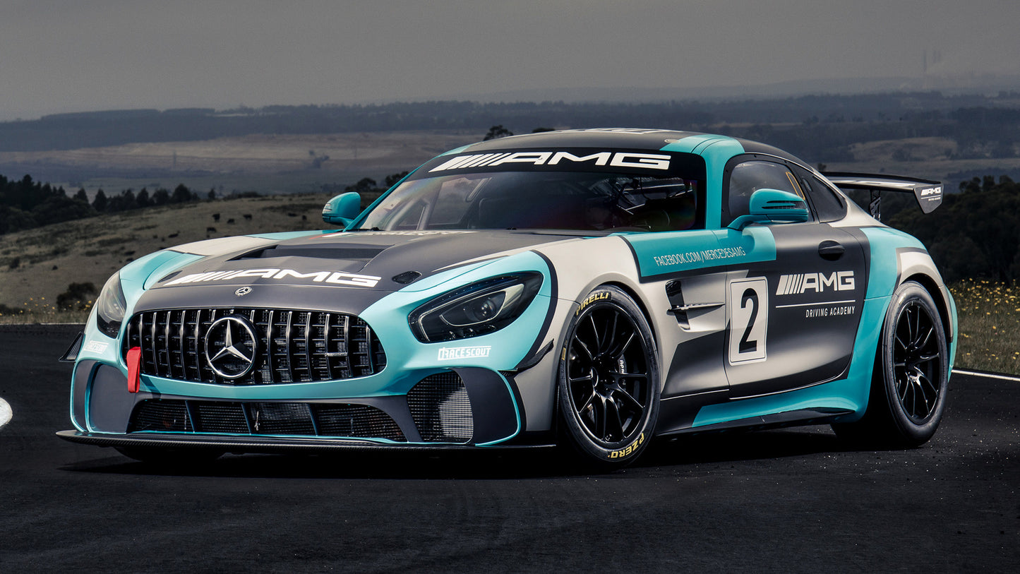 Mercedes Amg Gt4 Hd Art Print Poster