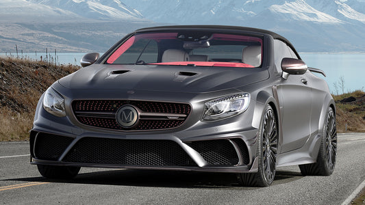 Mercedes Amg S Cabriolet Black Edition By Mansory Hd Art Print Poster