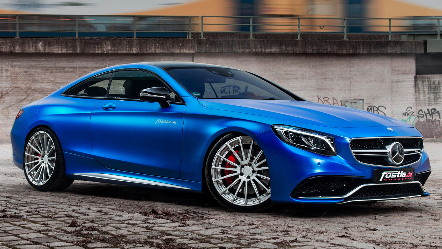 Mercedes Amg S Coupe By Fostla And Pp Performance Hd Art Print Poster