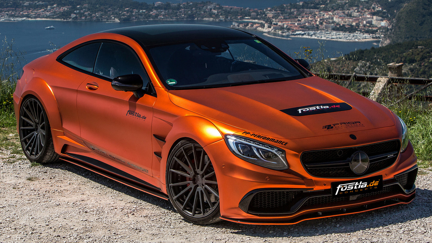 Mercedes Amg S Coupe Combat Monster By Fostla And Pp Performance Hd Art Print Poster