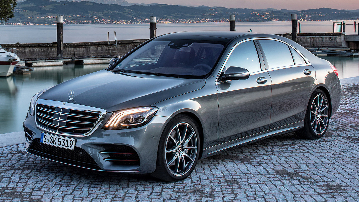 Mercedes Benz S Class Amg Line Long Hd Art Print Poster