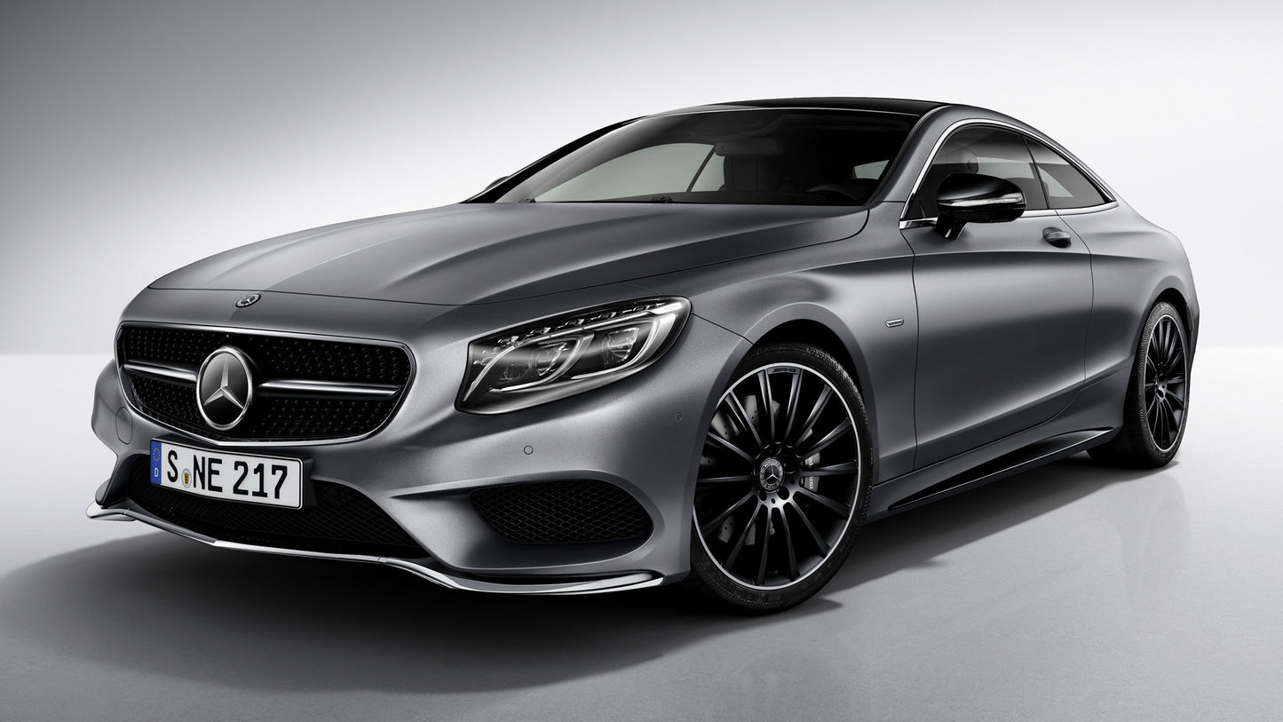 Mercedes Benz S Class Coupe Night Edition Hd Art Print Poster