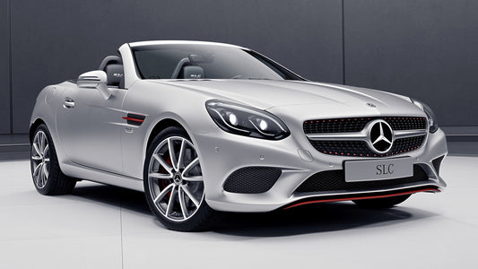 Mercedes Benz Slc Class Red Art Edition Hd Art Print Poster