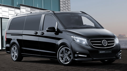 Mercedes Benz V Class Business Lounge By Brabus Extralong Hd Art Print Poster