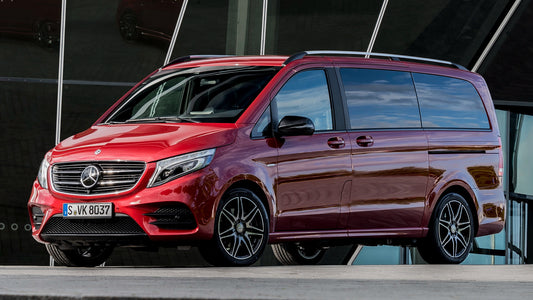 Mercedes Benz V Class Designo Hyacinth Red Metallic Long Hd Art Print Poster