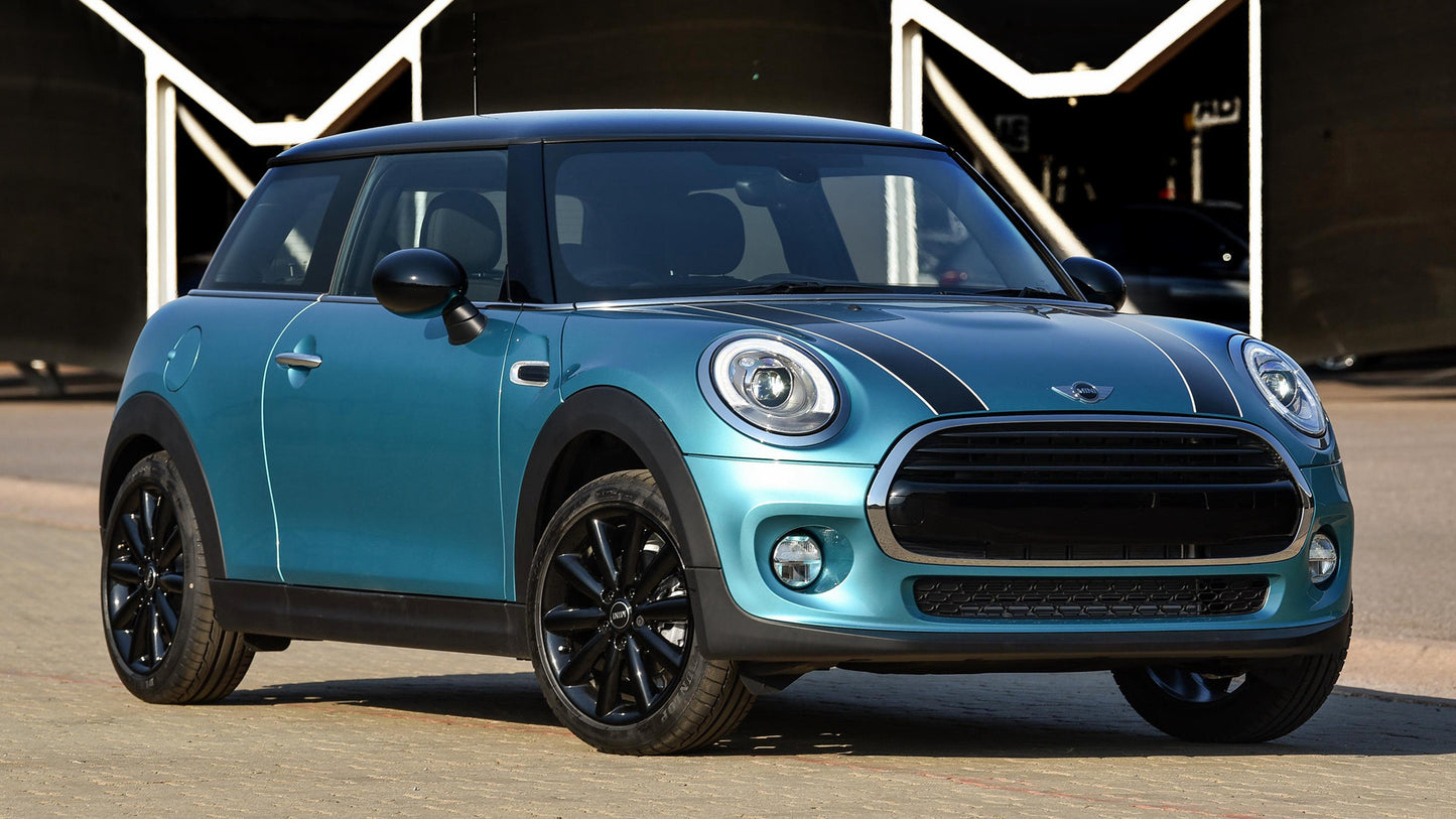 Mini Cooper Caribbean Aqua Door Za Hd Art Keychain