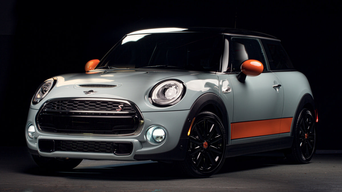 Mini Cooper S Ice Blue Door Us Hd Art Magnet