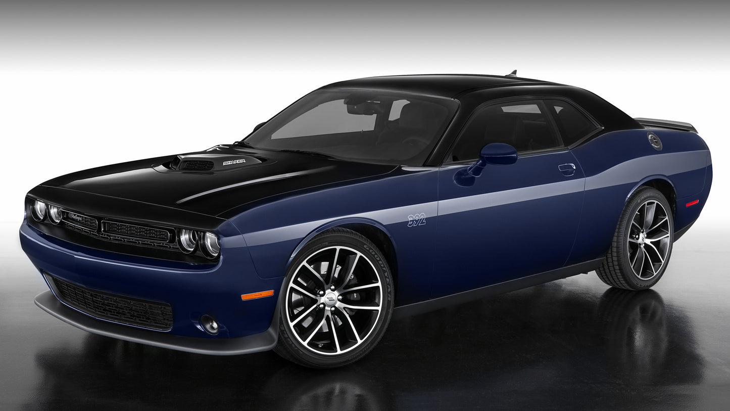 Mopar Dodge Challenger Hd Art Keychain