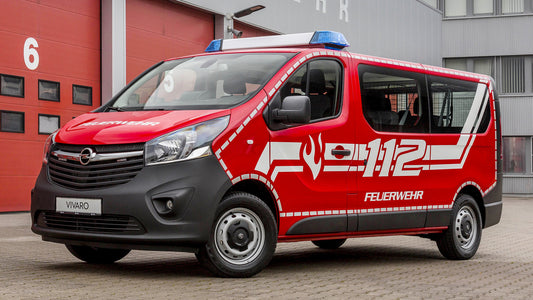 Opel Vivaro Feuerwehr Lwb Hd Art Keychain