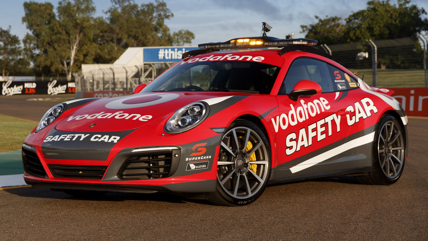 Porsche Carrera S Supercars Safety Car Hd Art Keychain