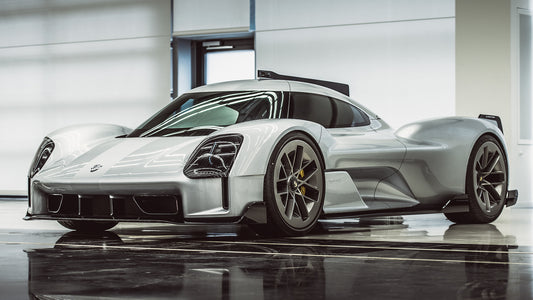 Porsche Street Hd Art Magnet