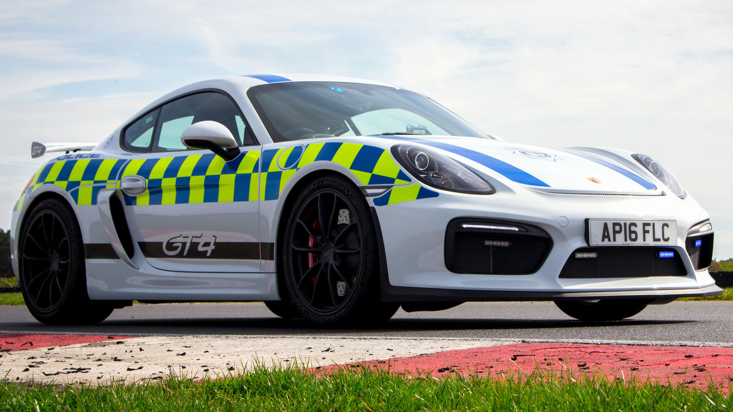 Porsche Cayman Gt4 Police Uk Hd Art Keychain