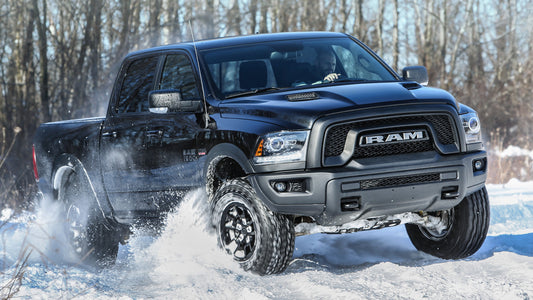 Ram Rebel Black Crew Cab Hd Art Magnet