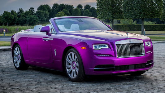 Rolls Royce Dawn In Fuxia Us Hd Art Magnet