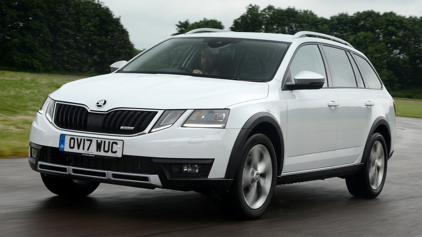 Skoda Octavia Scout Uk Hd Art Keychain