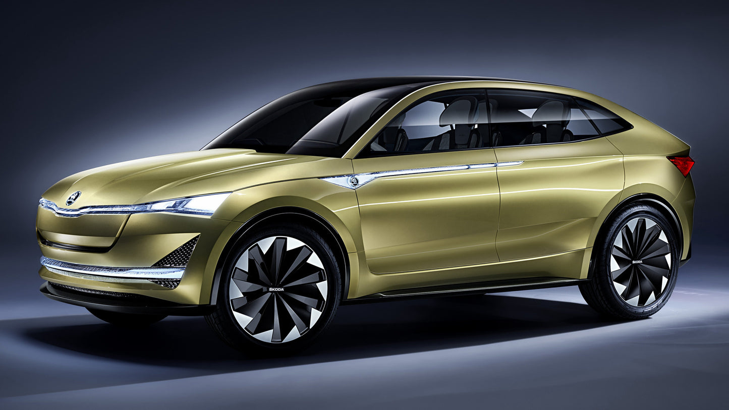 Skoda Vision E Concept Hd Art Keychain