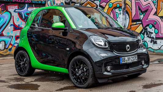 Smart Fortwo Electric Drive Hd Art Keychain
