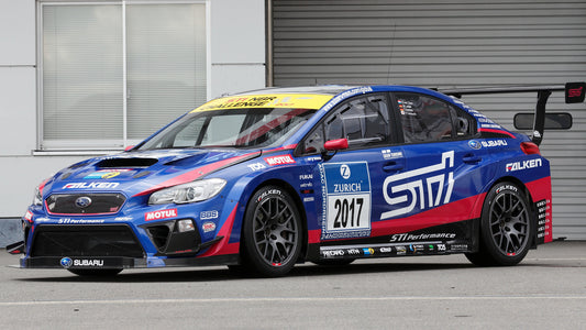 Subaru Wrx Sti Race Car Hd Art Keychain