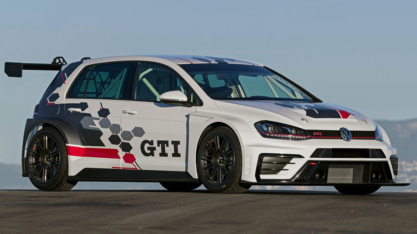 Volkswagen Golf Gti Tcr Hd Art Keychain