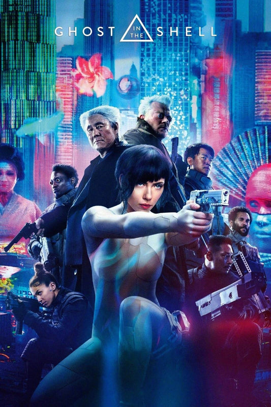 2017 Ghost In The Shell Movie Keychain Scarlett Johansson Motoko Kusanagi