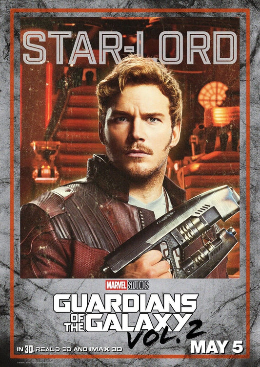 2017 Guardians Of The Galaxy Vol 2 Movie Magnet Marvel Star Lord Groot