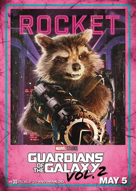 2017 Guardians Of The Galaxy Vol 2 Movie Keychain Marvel Star Lord Rocket