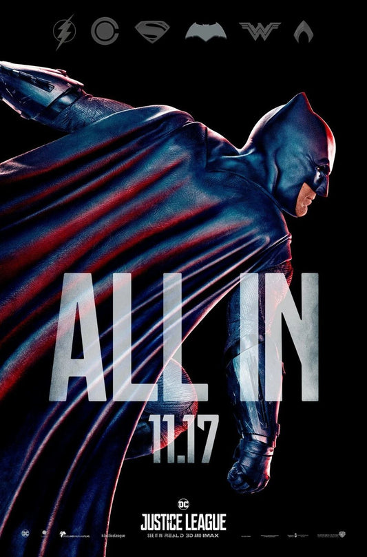2017 Justice League Movie Keychain Batman Ben Affleck The Dark Knight Dc