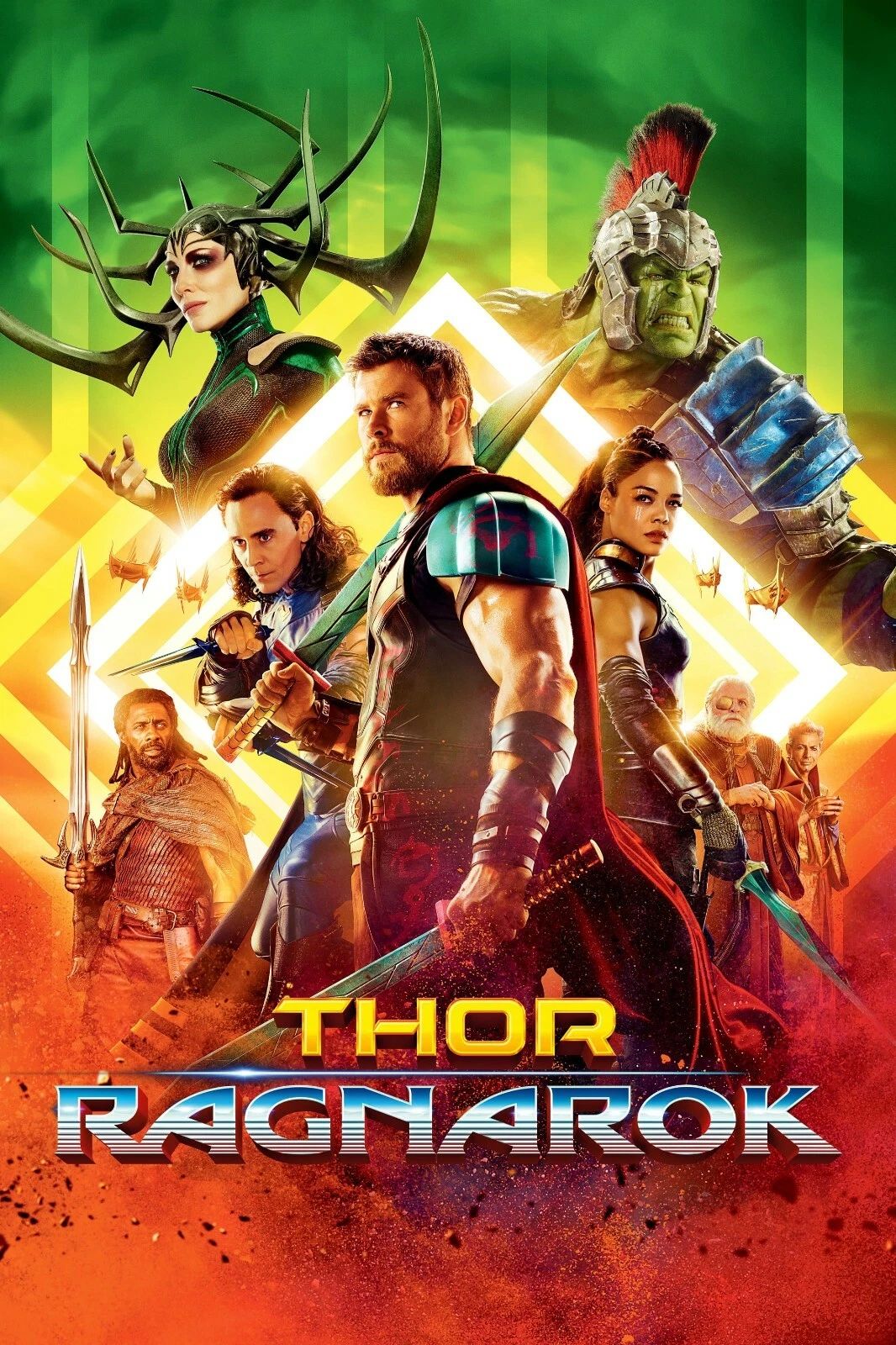 2017 Marvel Thor Ragnarok Movie Keychain Avengers Hulk Loki Chros Hemsworth