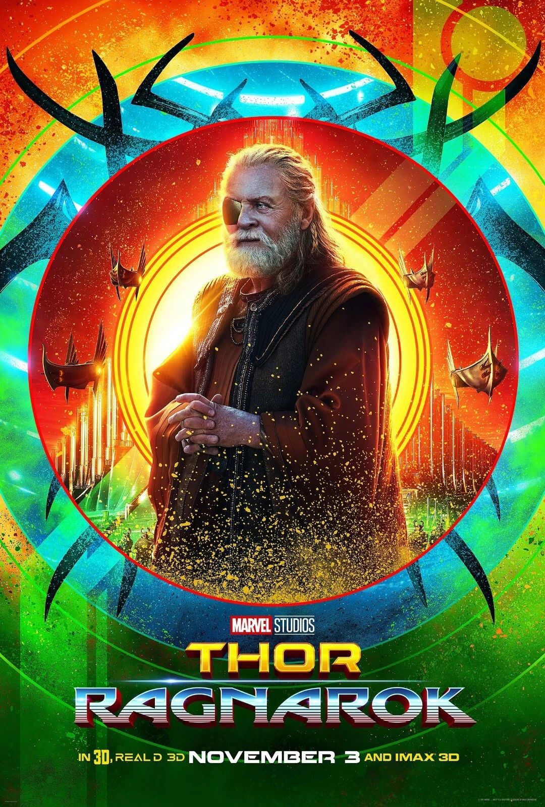 2017 Marvel Thor Ragnarok Movie Poster Avengers Hulk Loki God Of Thunder 1