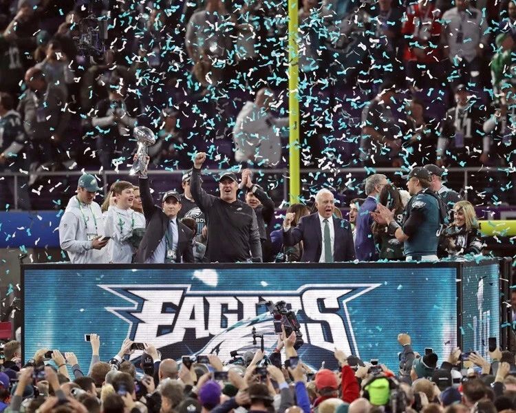 2017 Philadelphia Eagles Glossy Magnet Super Bowl Lii Print Champions Magnet