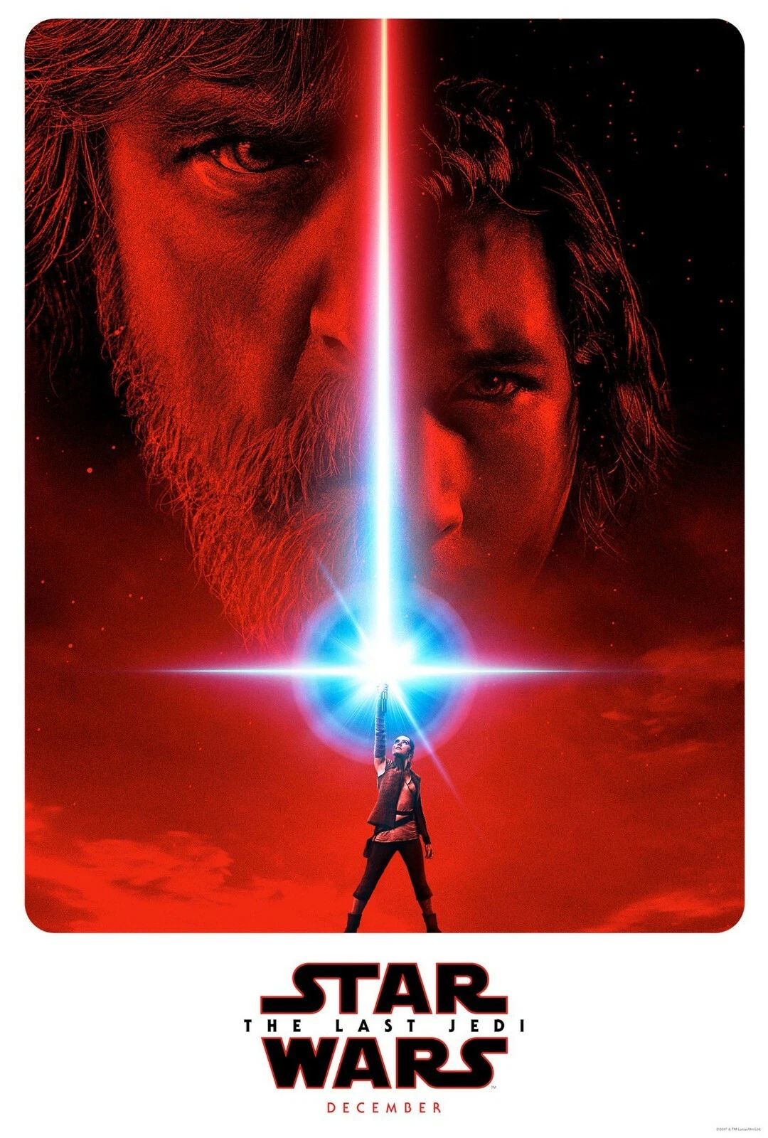 2017 Star Wars Episode Viii The Last Jedi Movie Magnet Kylo Ren Rey