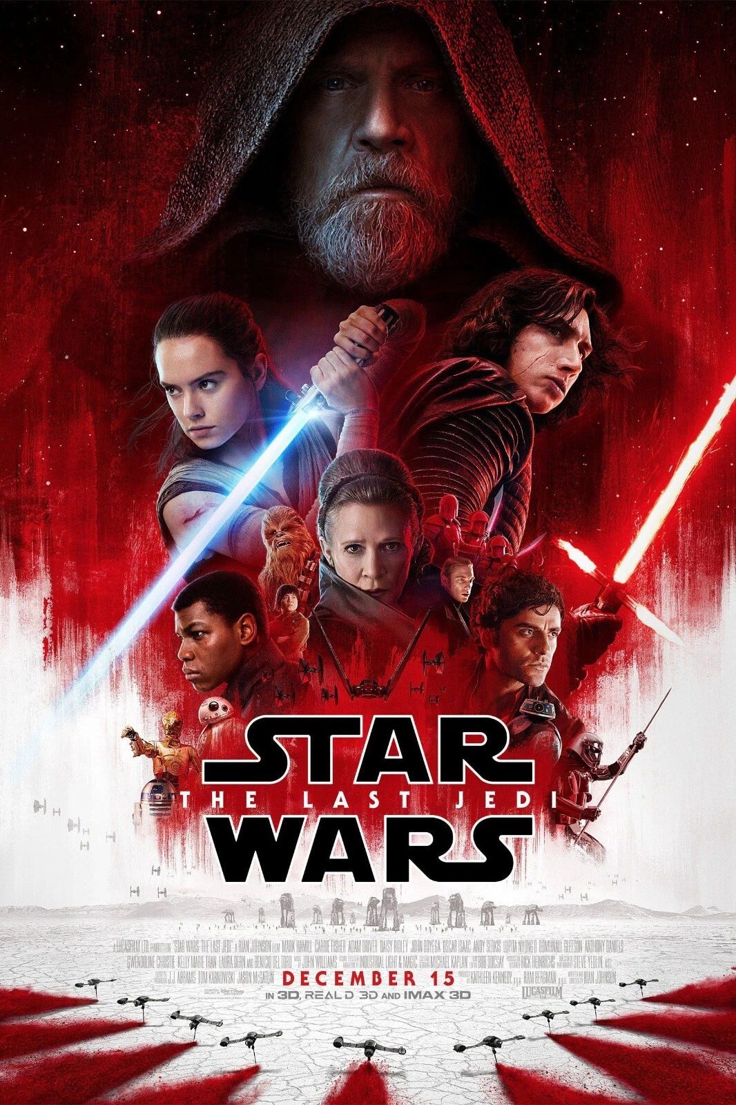 2017 Star Wars Episode Viii The Last Jedi Movie Magnet Rey Kylo Ren