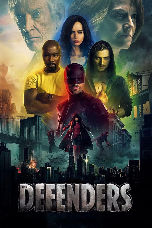 2017 The Defenders Movie Keychain Marvel Daredevil Iron Fist Luke Cage 1