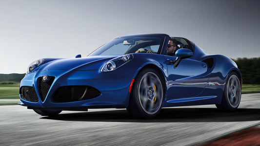 Alfa Romeo 4C Spider Italia Hd Art Keychain