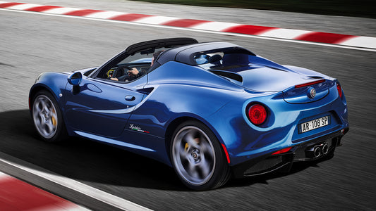 Alfa Romeo 4C Spider Italia Hd Art Keychain
