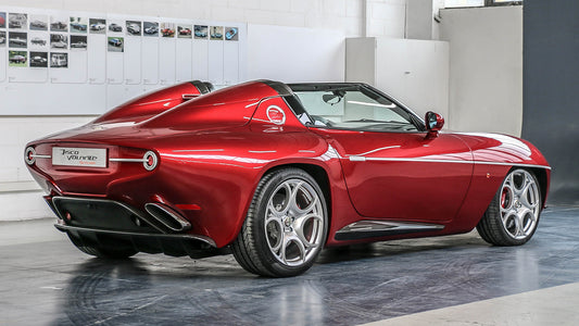 Alfa Romeo Disco Volante Spyder Hd Art Keychain