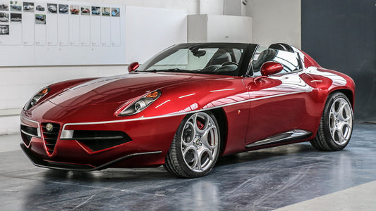 Alfa Romeo Disco Volante Spyder Hd Art Keychain