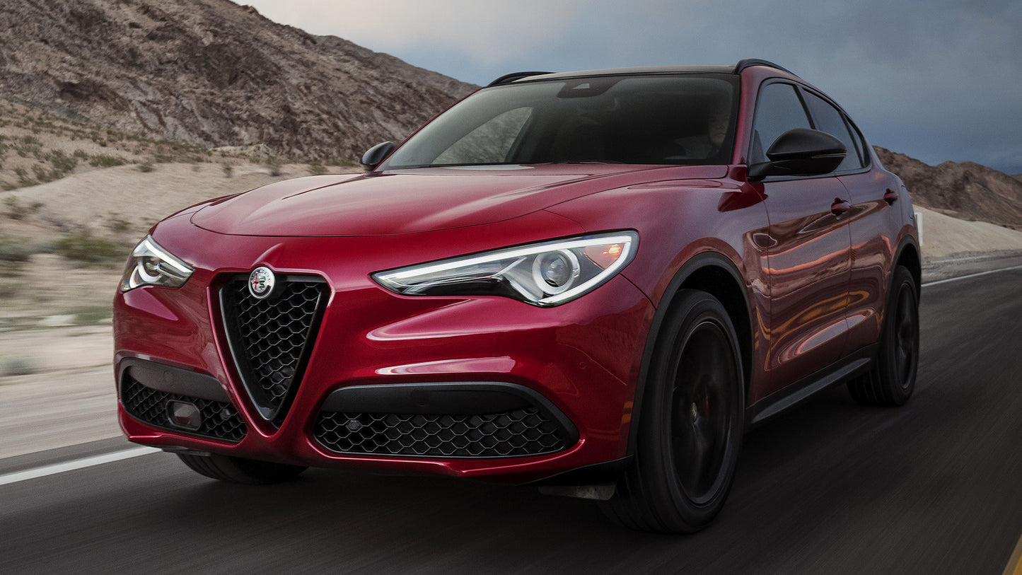Alfa Romeo Stelvio Nero Edizione Us Hd Art Keychain