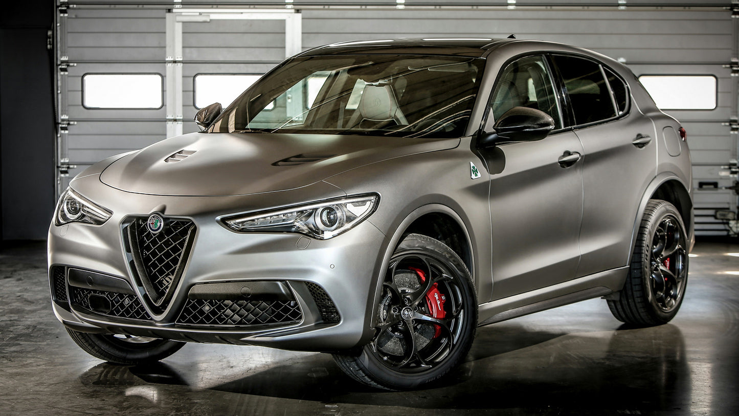 Alfa Romeo Stelvio Quadrifoglio Nring Hd Art Keychain