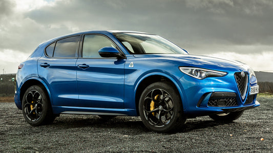Alfa Romeo Stelvio Quadrifoglio Uk Hd Art Keychain