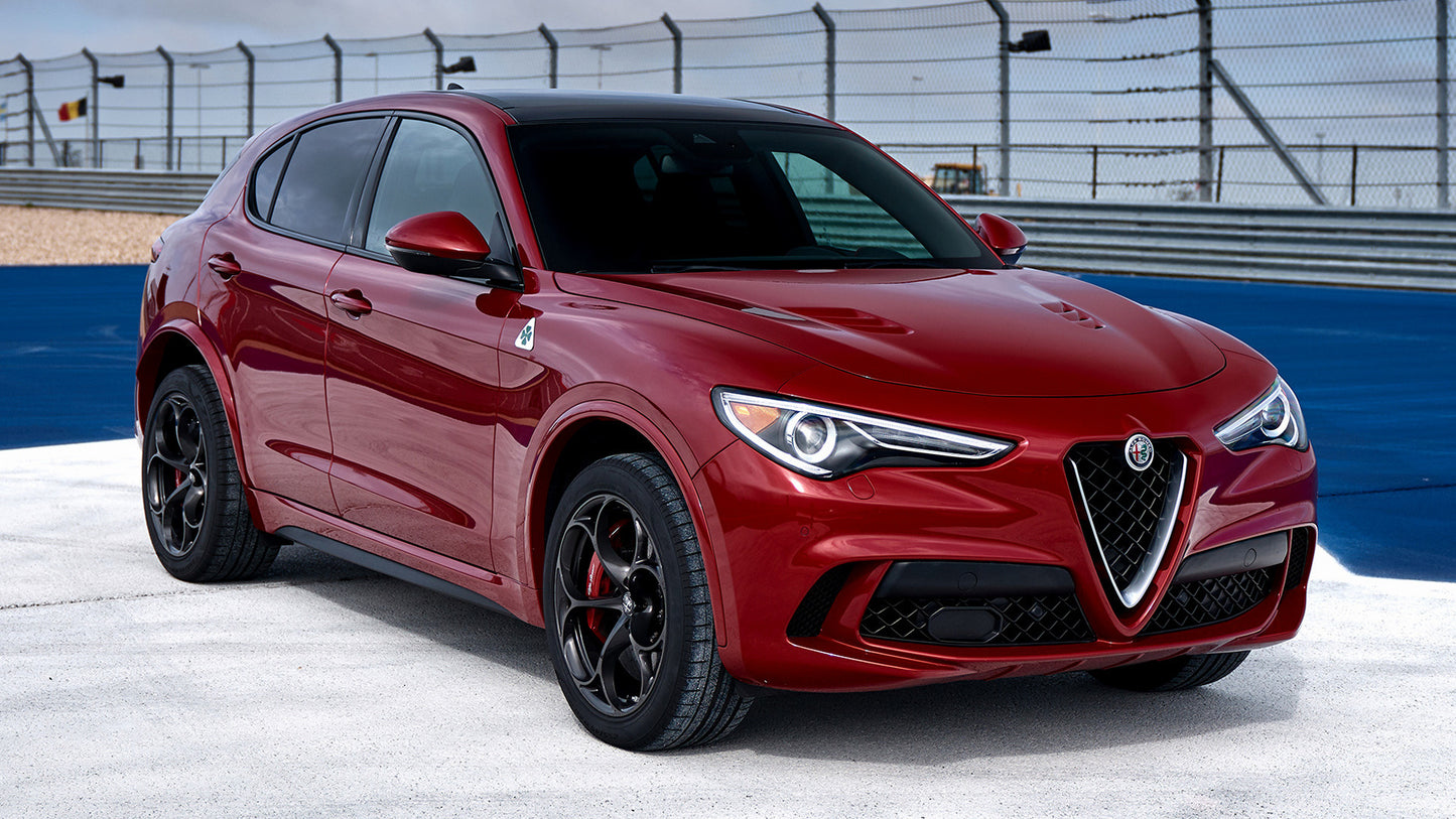 Alfa Romeo Stelvio Quadrifoglio Us Hd Art Keychain