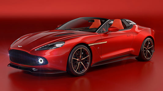 Aston Martin Vanquish Zagato Speedster Hd Art Keychain