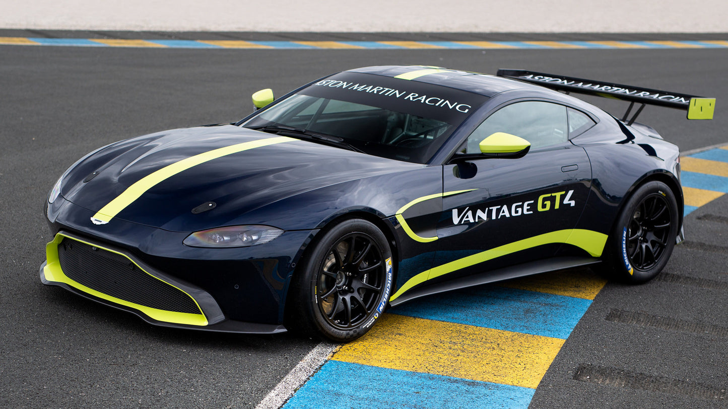 Aston Martin Vantage Gt4 Hd Art Keychain
